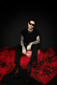 Black & Burgundy Leopard Anarchic Creeper