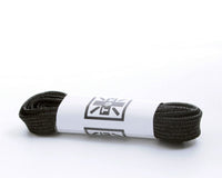 LC015-120MBF-OS 120 CM Metallic Black Flat Laces LC015-120MBF-OS