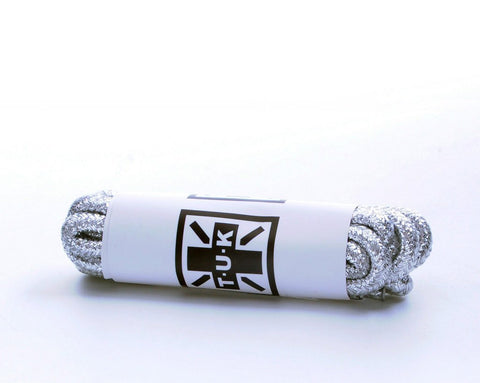 LC013-120SLV-OS 120 CM Silver Round Laces LC013-120SLV-OS