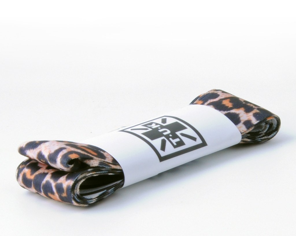 LC025-75-LEZ 75 CM Leopard Zebra Satin Laces LC025-75-LEZ-OS