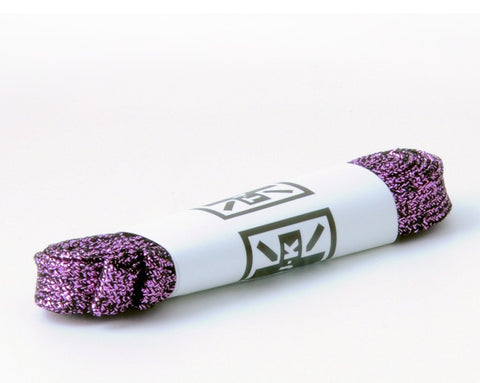 75 CM Metallic Purple Flat Laces - T.U.K.LC027-75-MPP-OS