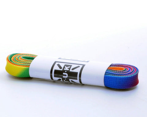 LC002-75-MUL 75 CM Rainbow Flat Laces LC002-75-MUL-OS