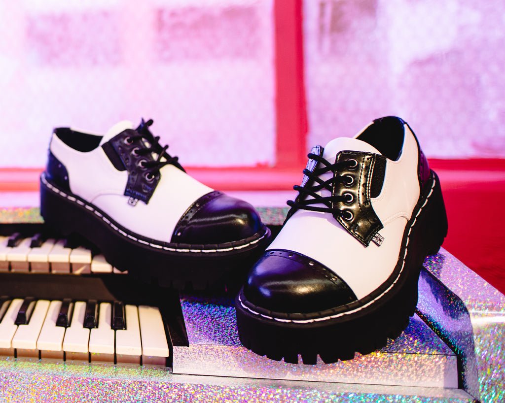 Platform Saddle Shoes