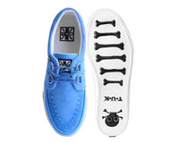 Tranquil Blue Suede D-Ring Interlace Sneaker