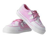 Pink & White TUKskin™ Pirate Creeper Toddler Sneaker