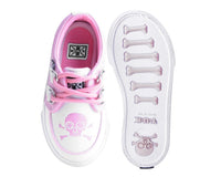 Pink & White TUKskin™ Pirate Creeper Toddler Sneaker