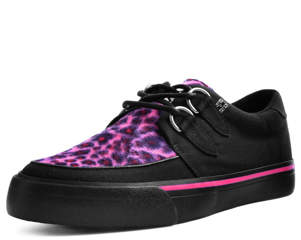 & Pink D-Ring Vegan Sneakers