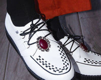 Burgundy Victorian Bolo Shoe Tie