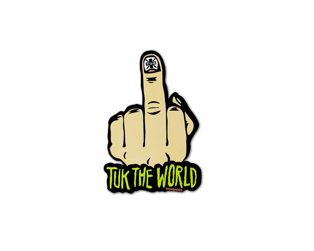 TUK The World Birdie Sticker 