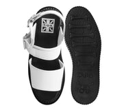 White Patent Strato Sandal