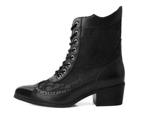 Black Victorian Anarchic Pointed Boot