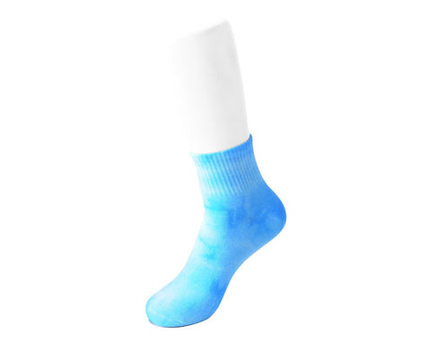 Tie-Dye Women's Light Blue Ankle Sock