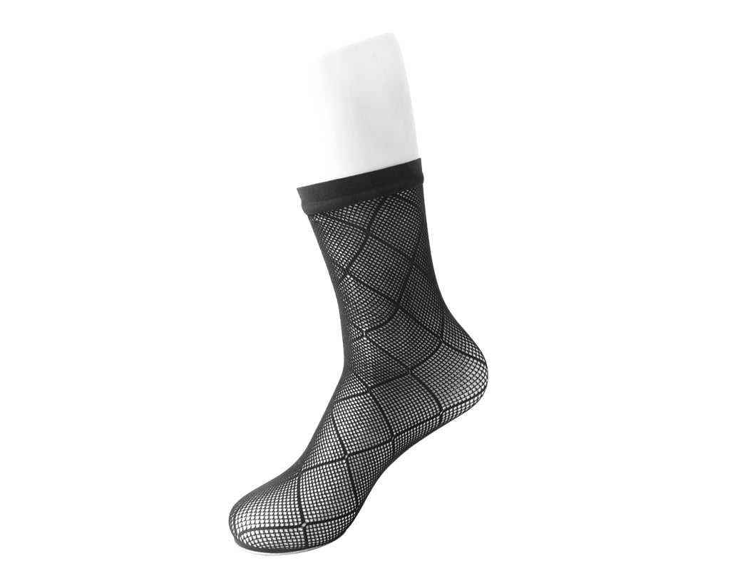 Black Sheer Knee -High Sock