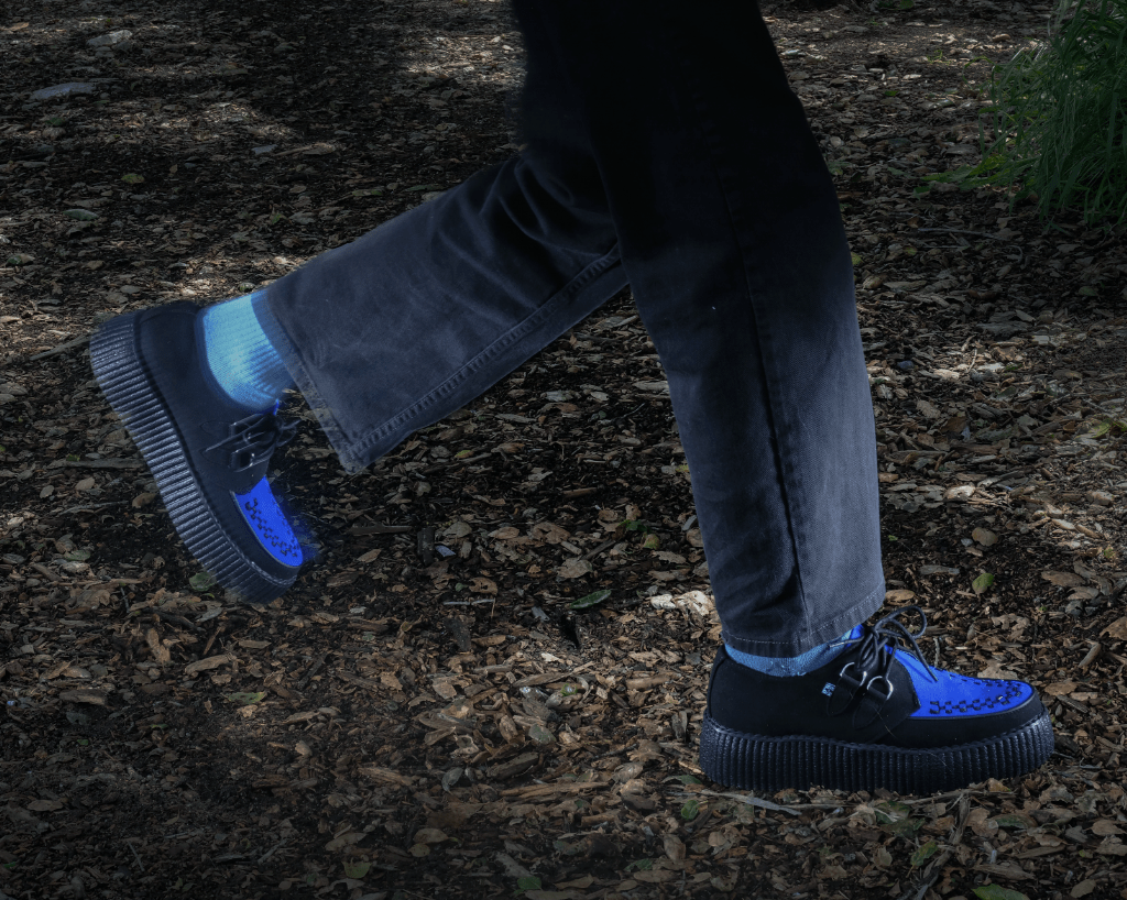 Black & Cobalt Blue Viva Mondo Creeper Black & Cobalt Blue Viva Mondo Creeper