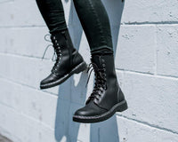 A9647 Black 10-Eye Gibson Boot