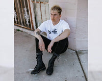 A9647 Black 10-Eye Gibson Boot