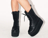 S9792 Black 12-Eye Casbah Stratocreeper Boot