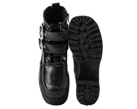 A9580L Black 2-Buckle Nosebleed Boot