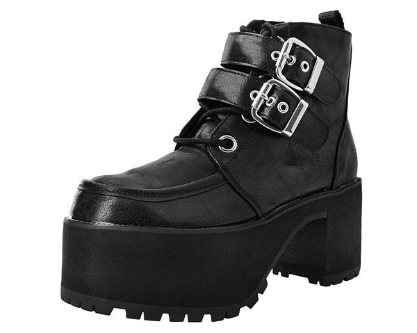 【おまけ付き】Double Buckle Boots / 37 black-2-buckle-nosebleed-boot-