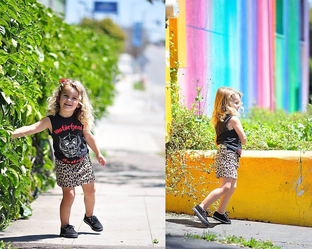 A9723B Black 2-Ring Creeper Toddler Sneaker