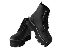 A9670 Black 7-Eye Dino Lug Sole Boot