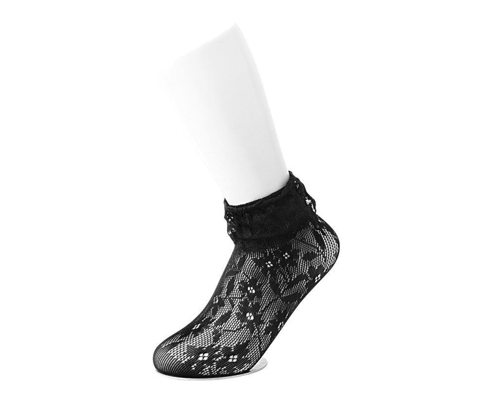 TSK1123 Black Assorted Fishnet 5-Pk Sock TSK1123-OS