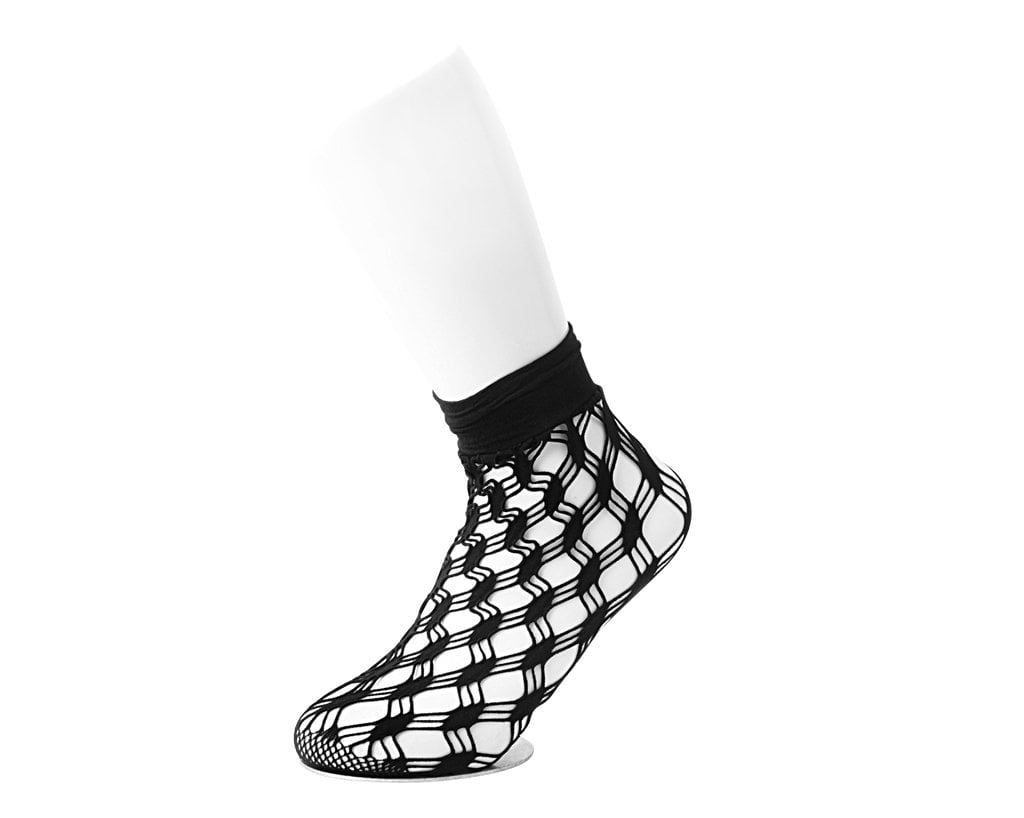 TSK1123 Black Assorted Fishnet 5-Pk Sock TSK1123-OS
