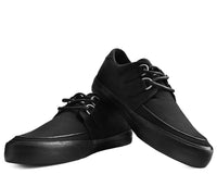A9486 Black Basic Twill D-Ring Sneaker