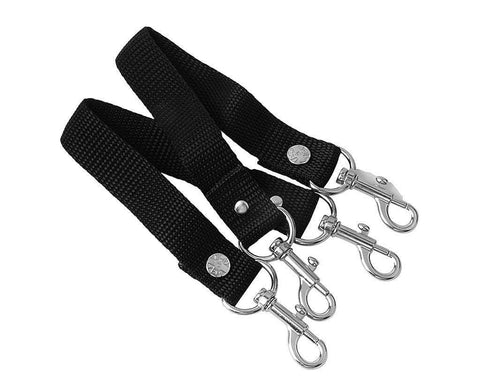 SA01 Black Bondage Shoe Straps