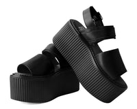 S9966L Black Brush-Off Strato Sandal