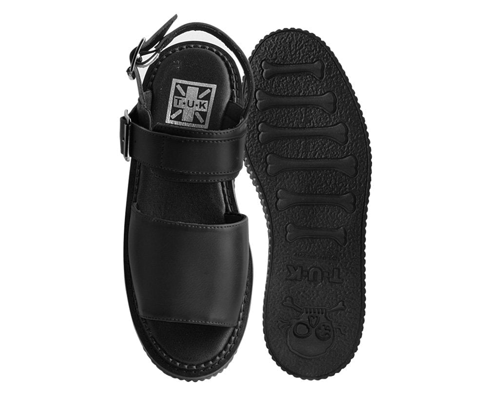 S9966L Black Brush-Off Strato Sandal