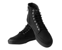 A3093 Black Canvas 8-Eye Sneaker Boot