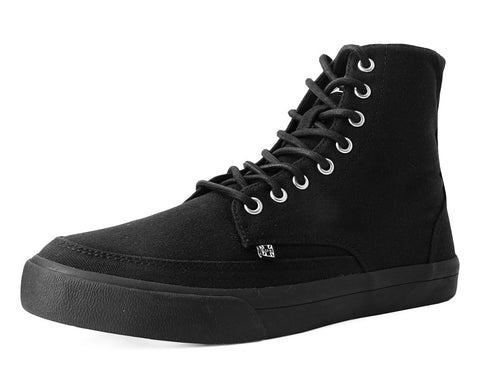 A3093 Black Canvas 8-Eye Sneaker Boot