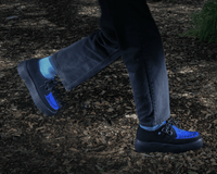 Black & Cobalt Blue Viva Mondo Creeper - T.U.K.V3182-03