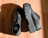 A9884 Black Double Decker Brogue