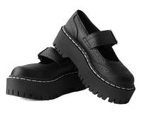 A9887L Black Double Decker Mary Jane