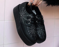 Black Glow Spiderweb Viva Mondo Creeper - T.U.K.V9745-03