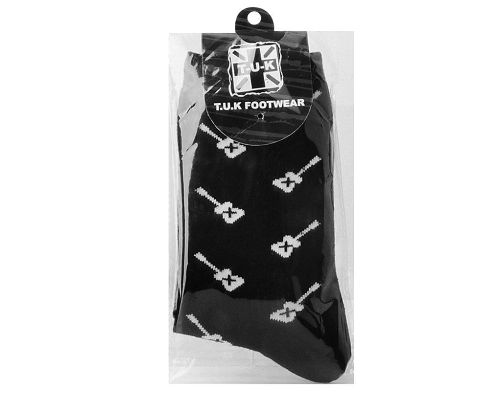 TSK1043 Black Guitars T.U.K. Women’s Sock TSK1043-OS