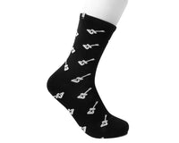 TSK1043 Black Guitars T.U.K. Women’s Sock TSK1043-OS