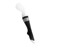 TSK1141 Black Knee High Mesh Sock TSK1141-OS