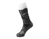 TSK1127 Black Lace Over-The-Knee Sock TSK1127-OS