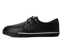 A9873 Black Leather D-Ring Sneaker