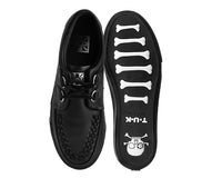 A9873 Black Leather D-Ring Sneaker