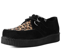 Black & Leopard Viva Low Creeper - T.U.K.F8142-03