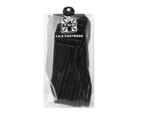 TSK1087 Black Lettuce Trim Lace Sock TSK1087-OS