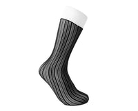 TSK1087 Black Lettuce Trim Lace Sock TSK1087-OS