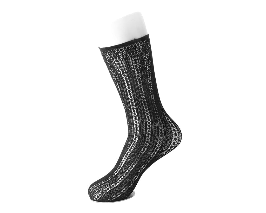 TSK1139 Black Mesh Sock TSK1139-OS