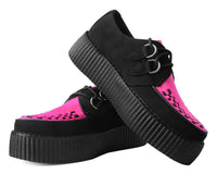 V3183 Black & Neon Pink Viva Mondo Creeper