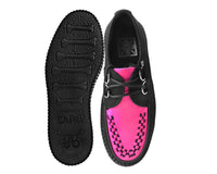 V3183 Black & Neon Pink Viva Mondo Creeper