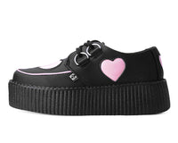 Black & Pink Heart TUKskin™ Viva Mondo Creeper - T.U.K.V3026-03